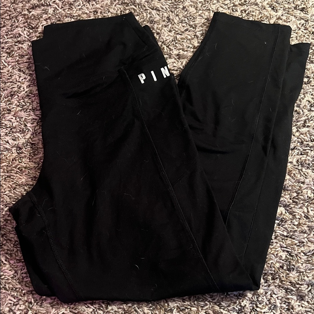 Victoria's Secret PINK Black Ultimate Leggings